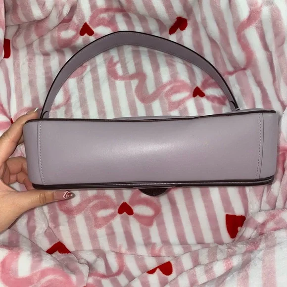 Coach Georgie Quilted Purple Bag - Picture 6 of 8